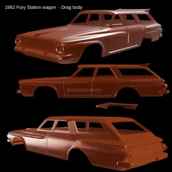 1962 Fury Station wagon - Drag body