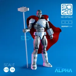 ALLOY GUY- 3D Printable articulated  Action figure (complete)