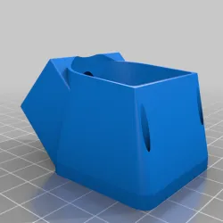 Angled 40mm fan mount