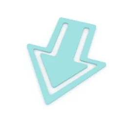 Arrow paper clip/bookmark