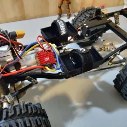 Battery Mount for the HG P407 (Tamiya Bruiser Clone)