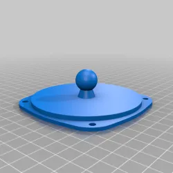 Boat dashboard phone ram mount