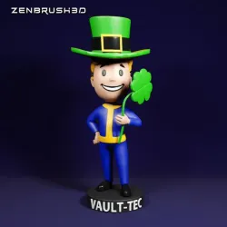 bobblehead lucky - fallout 3D PRINTING MODEL STL