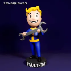 Bobblehead PACK 1 - Fallout 3D PRINTING - STL