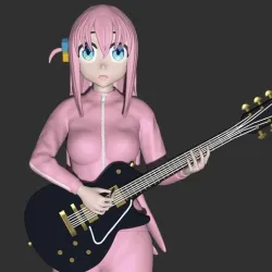 Bocchi from Bocchi the Rock!