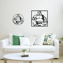 Buddha laugh Wall Art