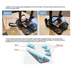 Creality Ender 3 S1 Pro Better Cable Management System SE