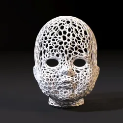 Creepy Doll Head