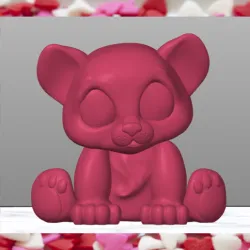 Cute Baby Tiger Model