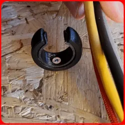 Desk cable management - cable clip - cable hook