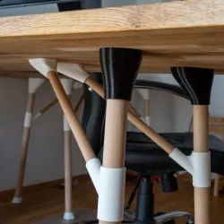 DIY Table - The homemade table frame