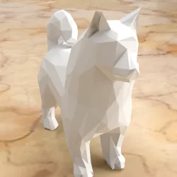 Dog Low Poly