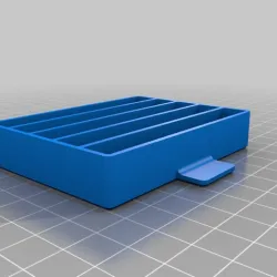 Drawer box with five #4 compartments