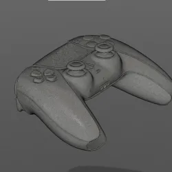 DualSense controller 3D scan