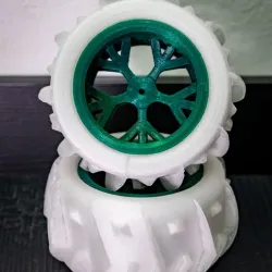 Dune/Snow tire for 3DSets Buggy model 7