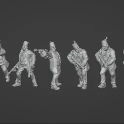 Dust 1947 - Mythos - CTHULHU CULTIST GUARDS MULTIOPTION Squad  Proxy (Supported)