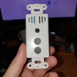 ESP32 Cam / Wall Switch / 2 Buttons / Sensor DHT11 / Hassio