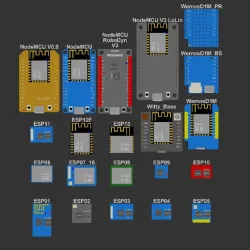 ESP8266 based modules models library