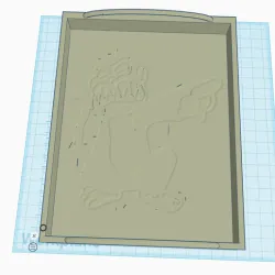 evil monkey -serving tray