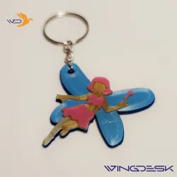 Fairy Emoji Key Chain