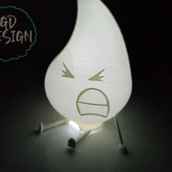 Falling Teardrop Light, Tealight