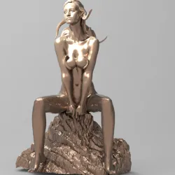 Female form Anatomy Siting Sculpture 1