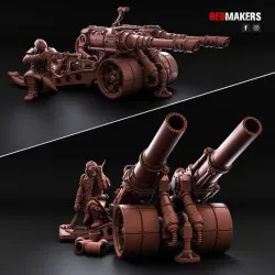 Field Gun and Heavy Laser Cannon - Death Division - Field artillery of the Imperial Force