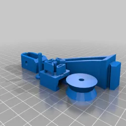 Filament feed roller guide for Ender 3