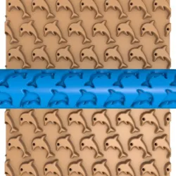 fish clay roller stl / pottery roller stl / clay rolling pin /fish cutter printer