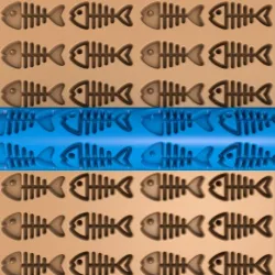 fish clay roller stl / pottery roller stl / clay rolling pin /fish cutter printer