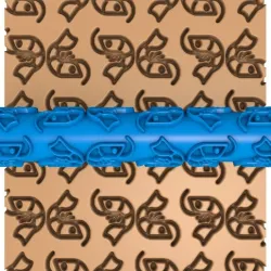 fish clay roller stl / pottery roller stl / clay rolling pin /fish cutter printer