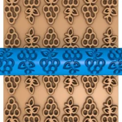 fruits clay roller stl / pottery roller stl / grape clay rolling pin / apple deer cutter printer/ banana clay roller