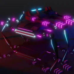 Futuristic Spider Tank