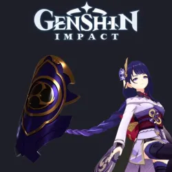 Genshin Impact Raiden Shogun Shoulder Pad