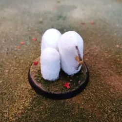 Giant spider cocoon token