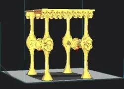 gothic skull table
