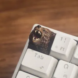 Grizzly Bear MX Artisan Keycap for Mechanical Keyboard