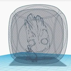 Groot Vegtable Mold