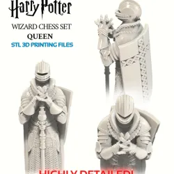HARRY POTTER WIZARD CHESS SET - QUEEN