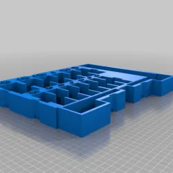 icon 56211 deep impact socket  holder for versastack and t-stack 2 drawer box