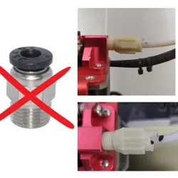 Immortal 3D printing fitting, hose coupling