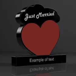Just Married Lamp