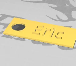 Key ring with name [Eric].