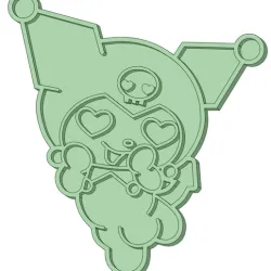 Kuromi whole 1 cookie cutter