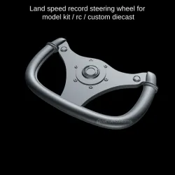 Land speed record steering wheel for model kit / rc / custom diecast