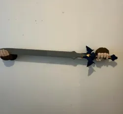 Link Hand Wall Mount - Master Sword Holder