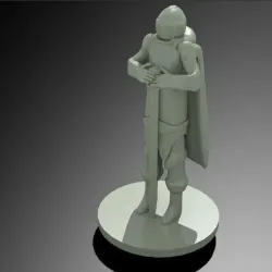 Longsword Knight Miniature