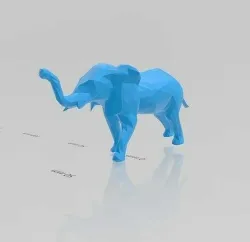 Low Poly Elephant