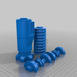 Luke Skywalker Lightsaber: Remix to print in 3 pieces no support for fast churnout