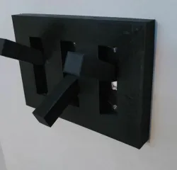 Minecraft 3 Lever and Small Levers Lightswitch cover
